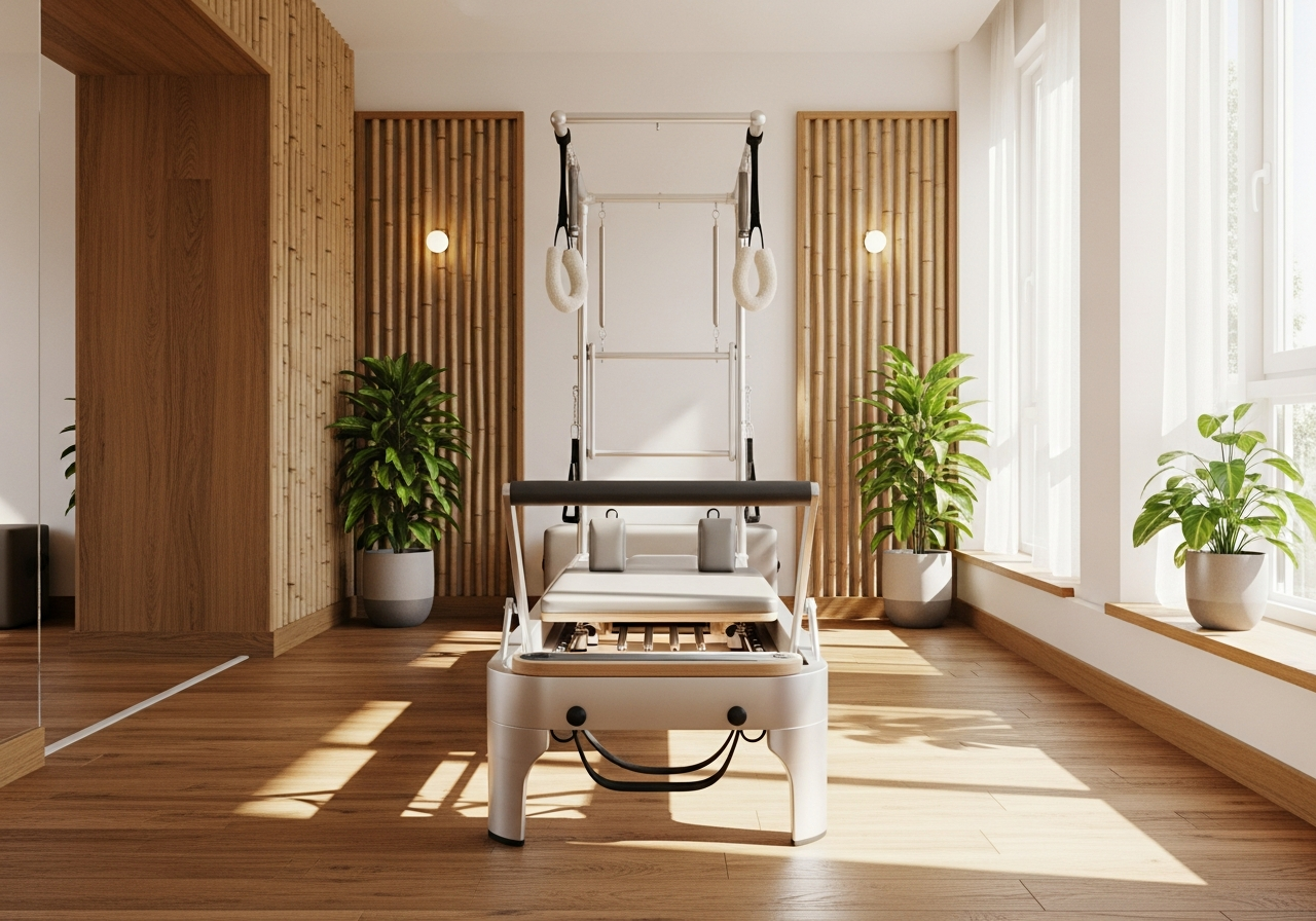 Занятия пилатесом в студии Fusionpilates